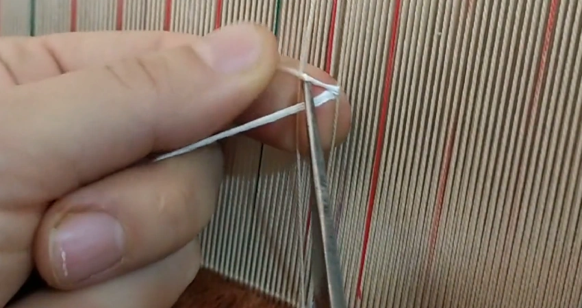 گره دوبل در فرش